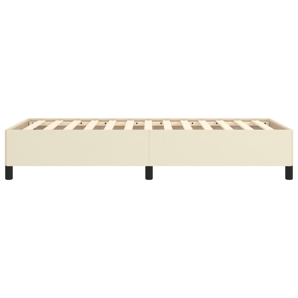 Cadre de lit sans matelas crème 90x200 cm similicuir - XIOS