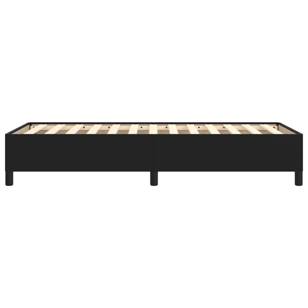 Cadre de lit sans matelas noir 100x200 cm similicuir - XIOS