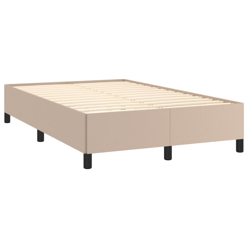 Cadre de lit sans matelas cappuccino 120x200 cm similicuir - XIOS