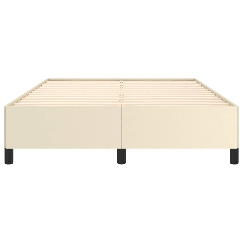 Cadre de lit sans matelas crème 140x190 cm similicuir - XIOS