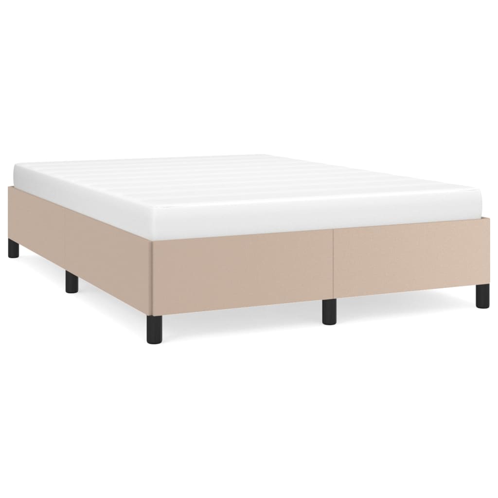 Cadre de lit sans matelas cappuccino 140x200 cm similicuir - XIOS