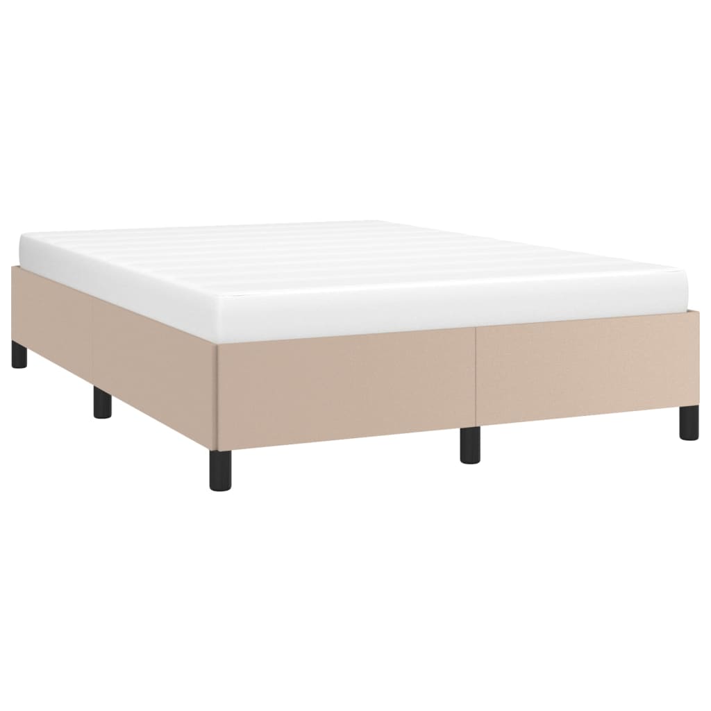 Cadre de lit sans matelas cappuccino 140x200 cm similicuir - XIOS