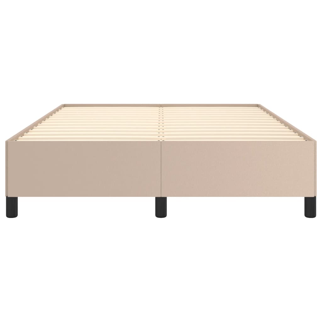 Cadre de lit sans matelas cappuccino 140x200 cm similicuir - XIOS