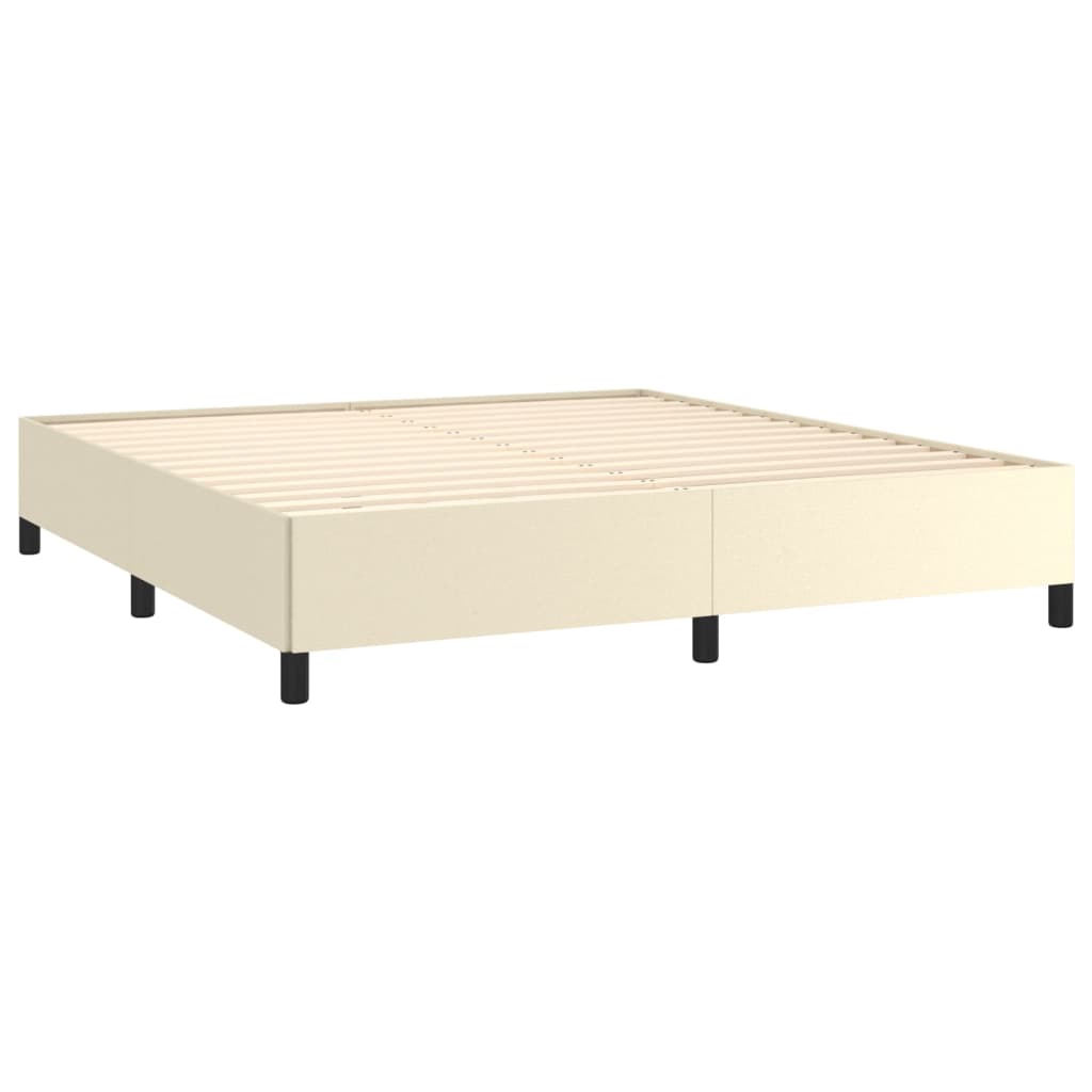 Cadre de lit sans matelas crème 180x200 cm similicuir - XIOS