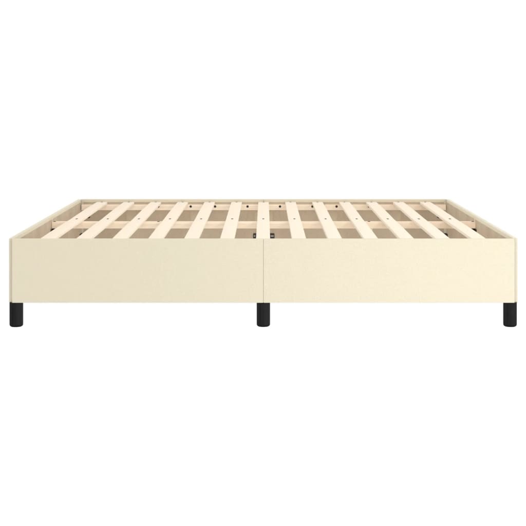 Cadre de lit sans matelas crème 180x200 cm similicuir - XIOS