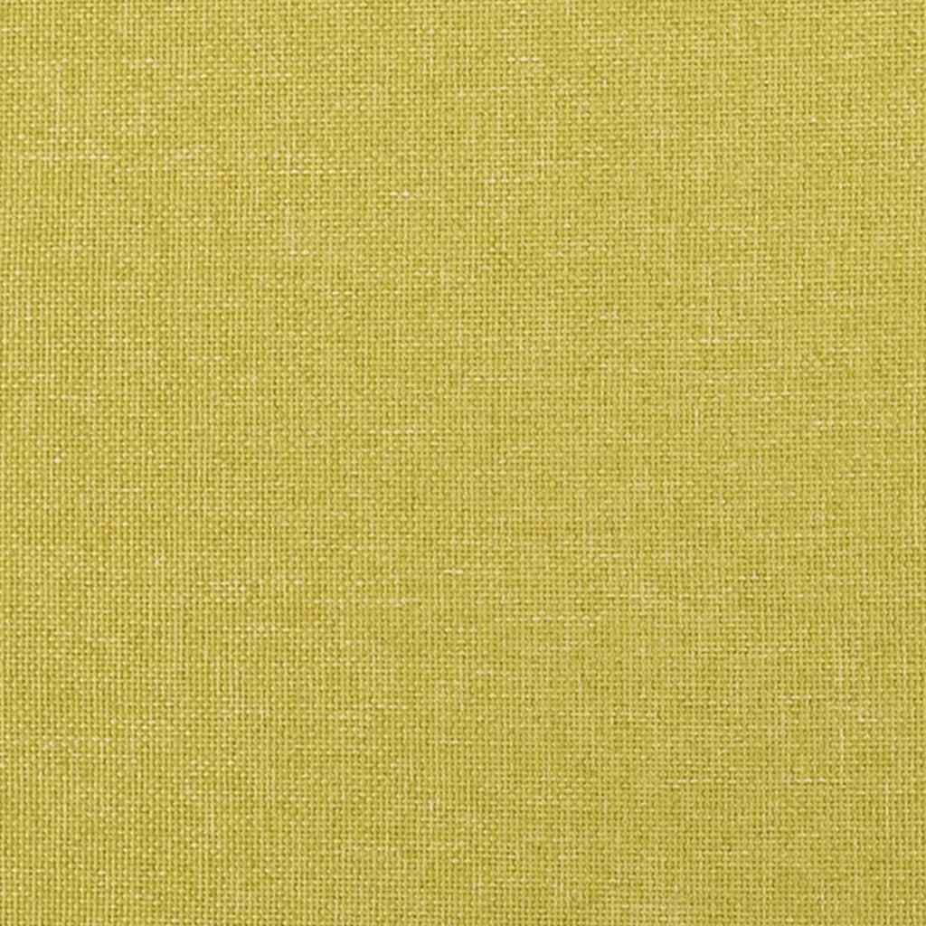 Cadre de lit sans matelas vert 200x200 cm tissu - XIOS