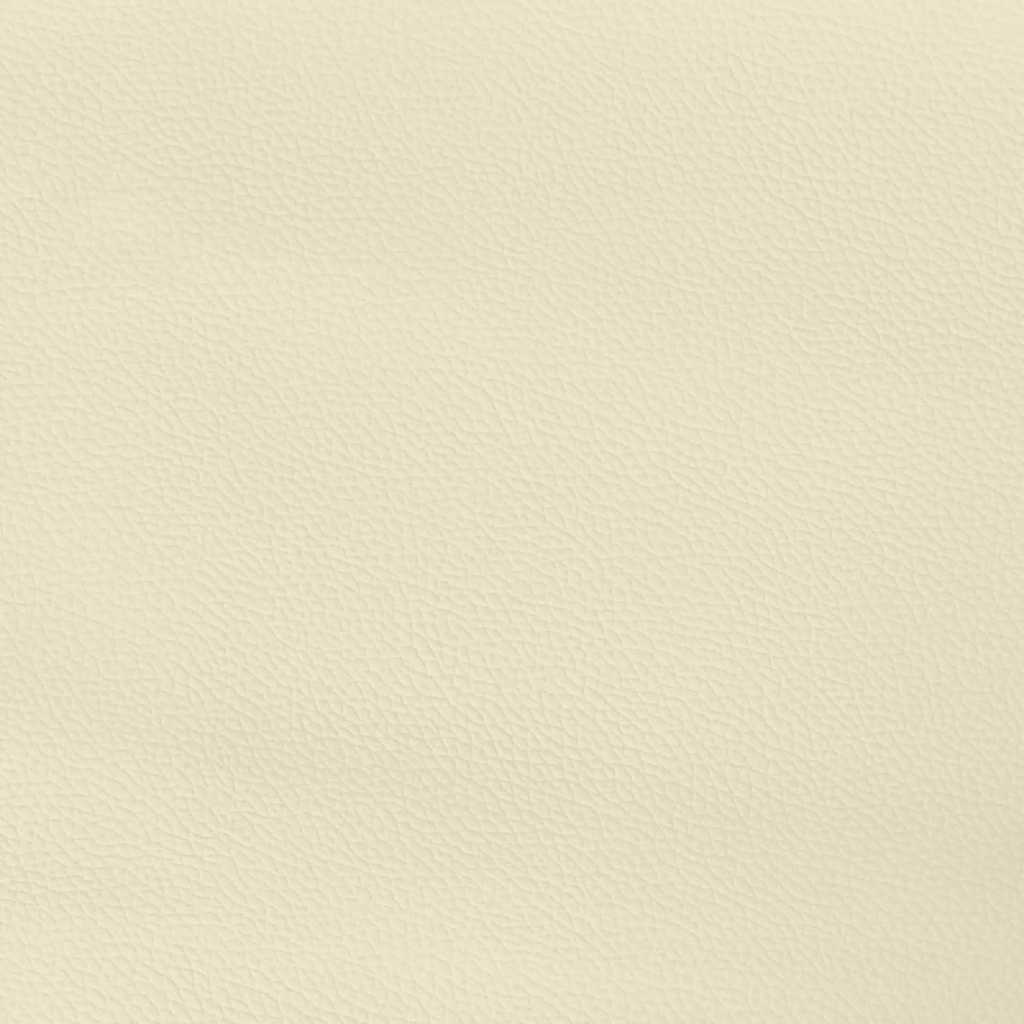 Cadre de lit avec tête de lit sans matelas crème 100x200 cm - XIOS