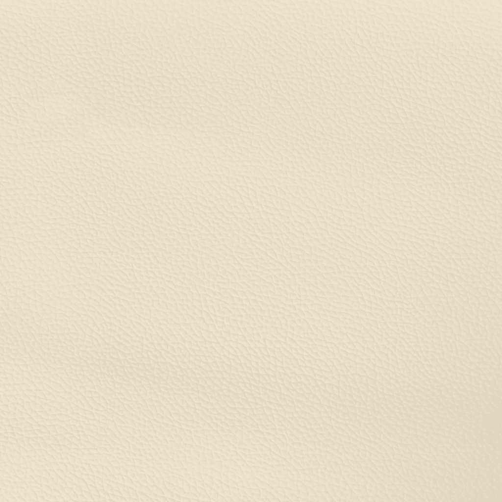 Cadre de lit avec tête de lit sans matelas crème 200x200 cm - XIOS