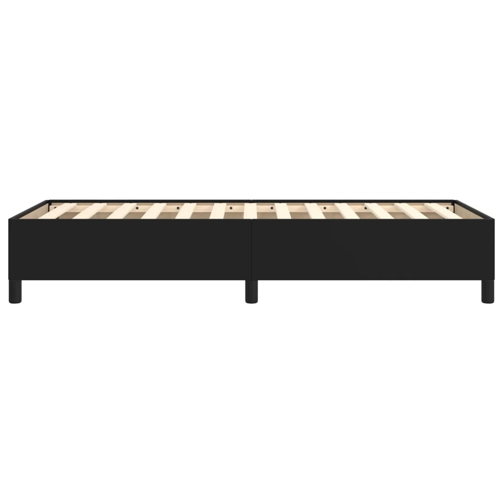 Cadre de lit sans matelas noir 90x190 cm similicuir - XIOS