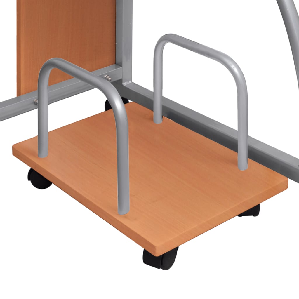 Bureau d'ordinateur Marron 110x52x88,5 cm Bois d’ingénierie - XIOS