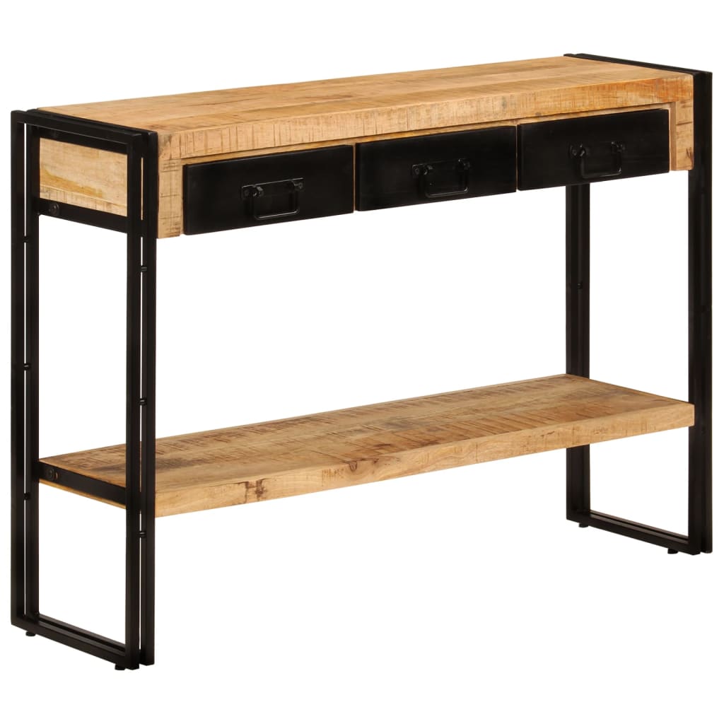 Table console 110x30x76 cm Bois de manguier solide - XIOS