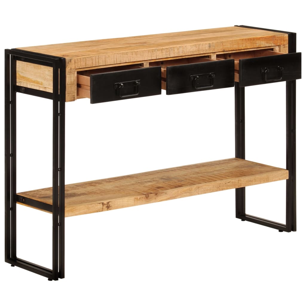 Table console 110x30x76 cm Bois de manguier solide - XIOS