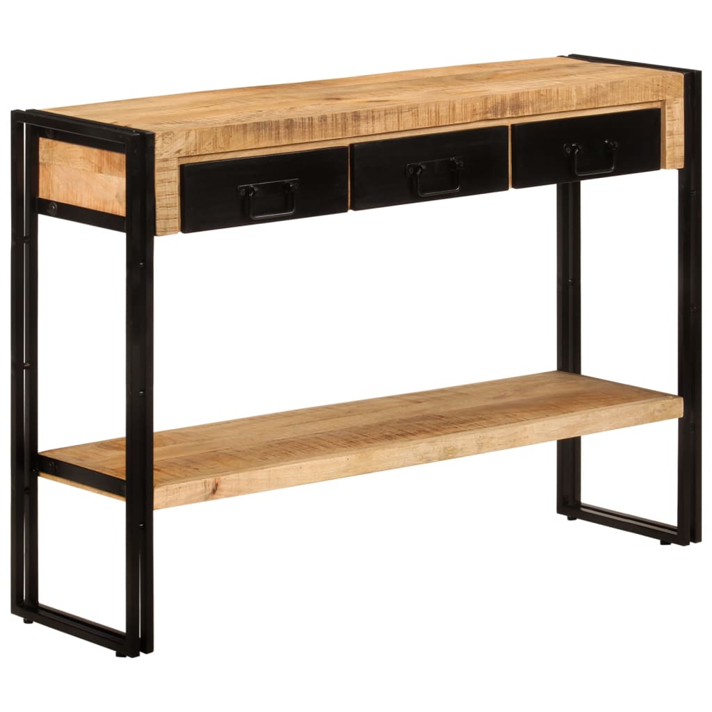 Table console 110x30x76 cm Bois de manguier solide - XIOS