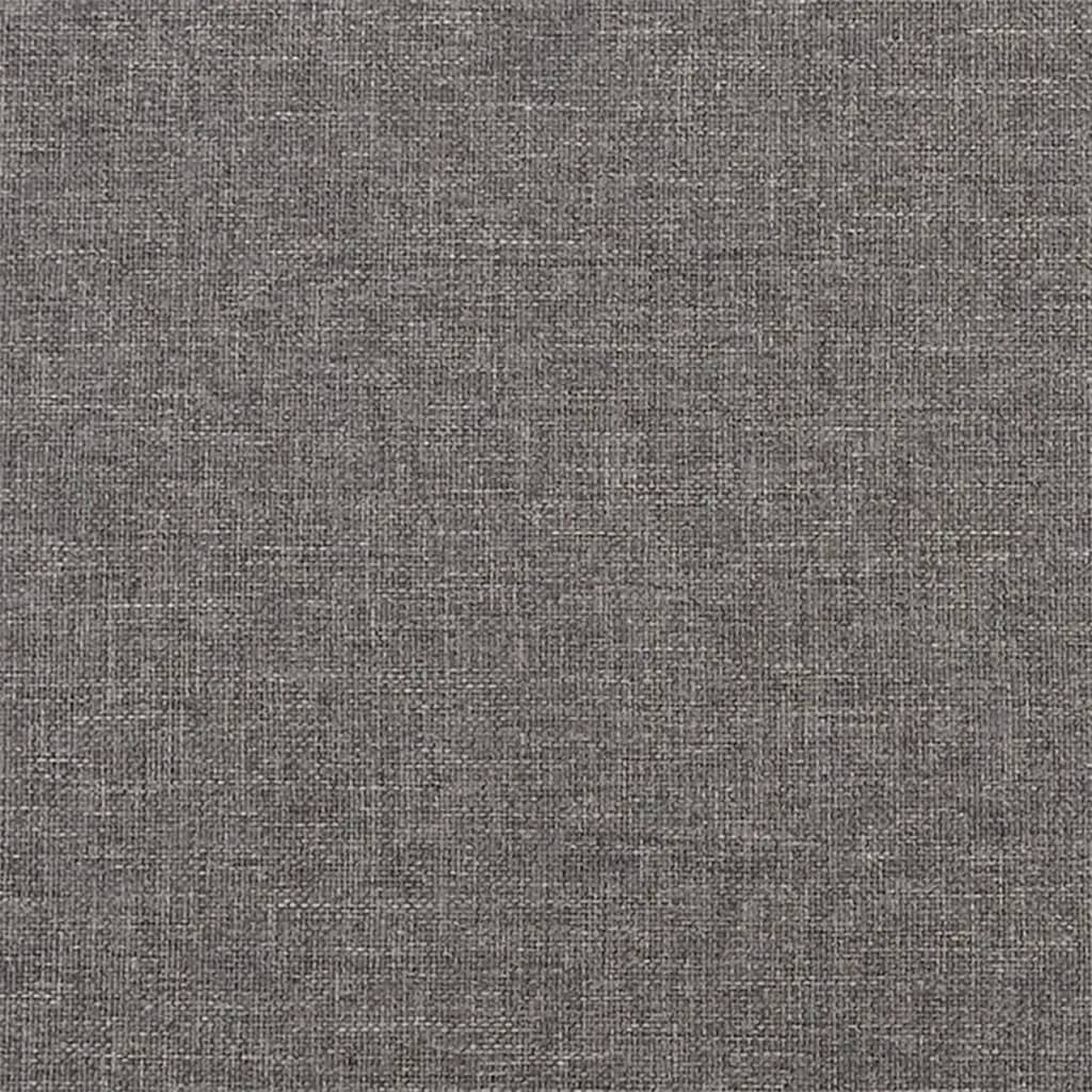 Canapé à 3 places Gris foncé 210 cm Tissu