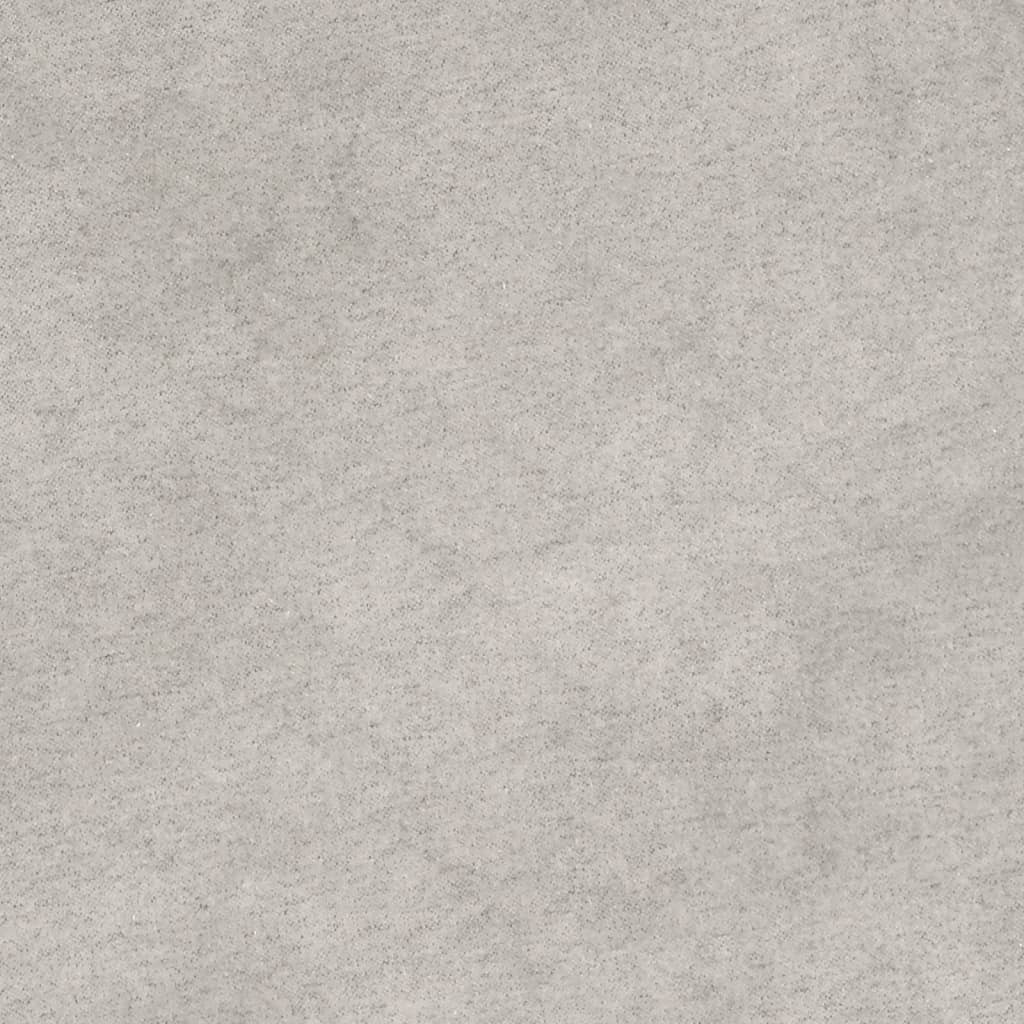 Canapé à 2 places Gris clair 140 cm Tissu microfibre - XIOS