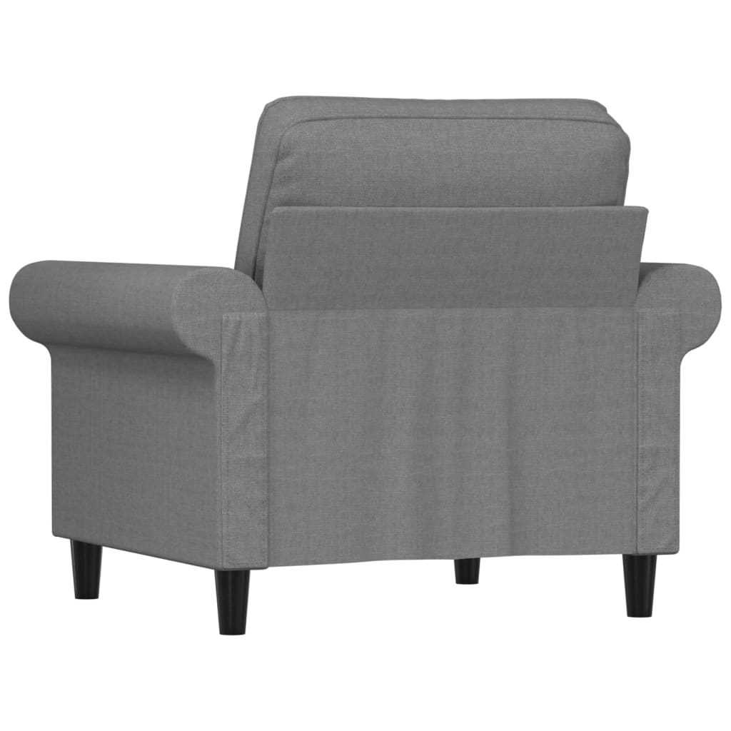 Chaise de canapé Gris clair 60 cm Tissu - XIOS