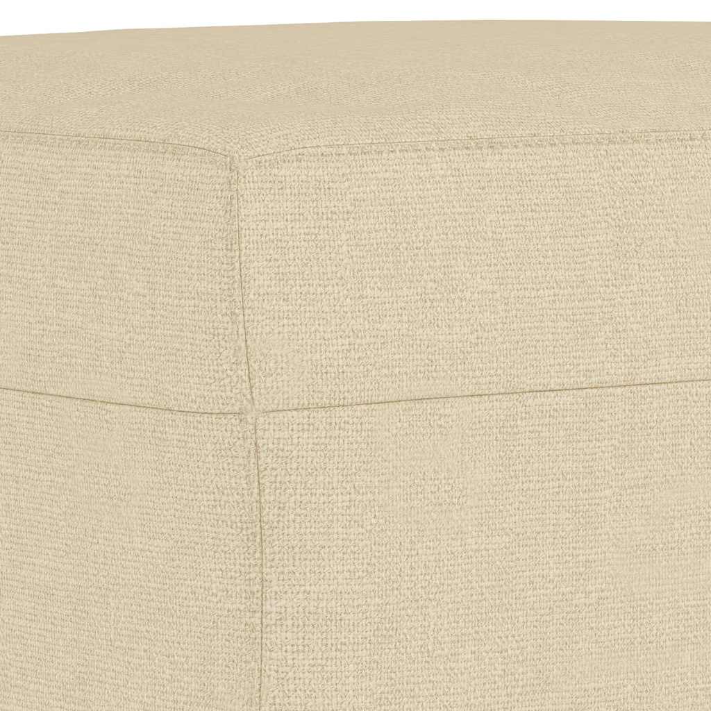 Repose-pied Crème 60x50x41 cm Tissu - XIOS