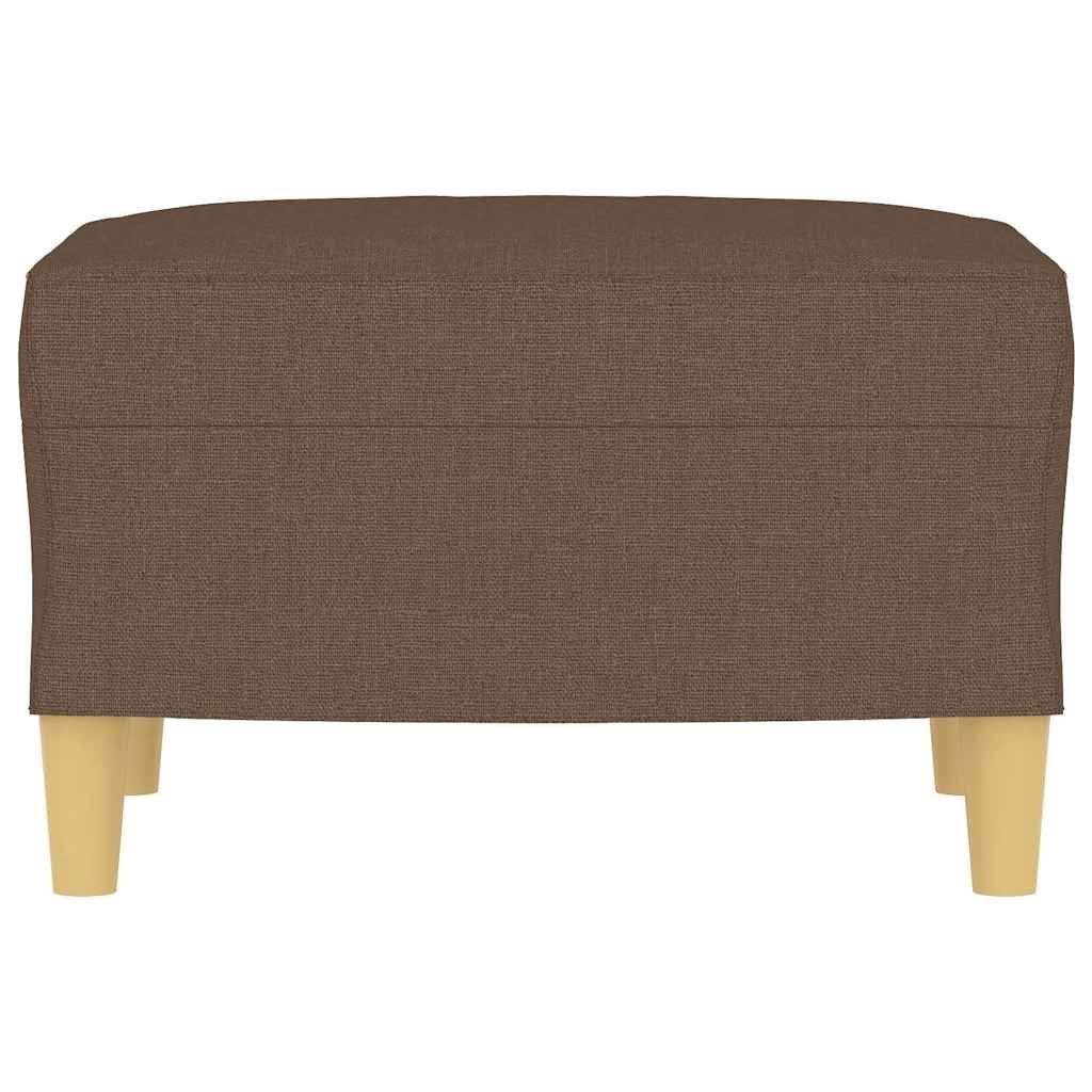 Repose-pied Marron 60x50x41 cm Tissu - XIOS