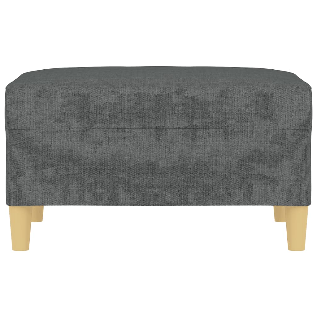 Repose-pied Gris foncé 70x55x41 cm Tissu - XIOS