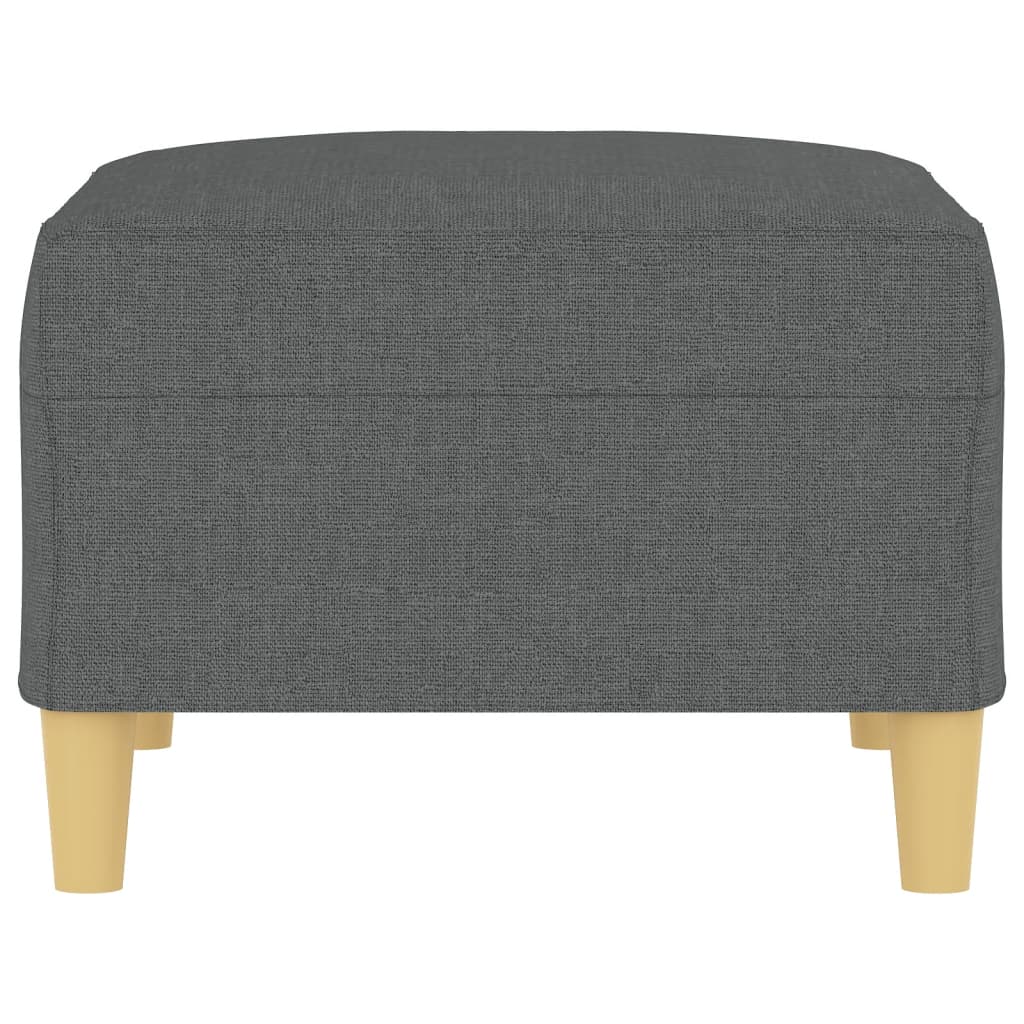 Repose-pied Gris foncé 70x55x41 cm Tissu - XIOS