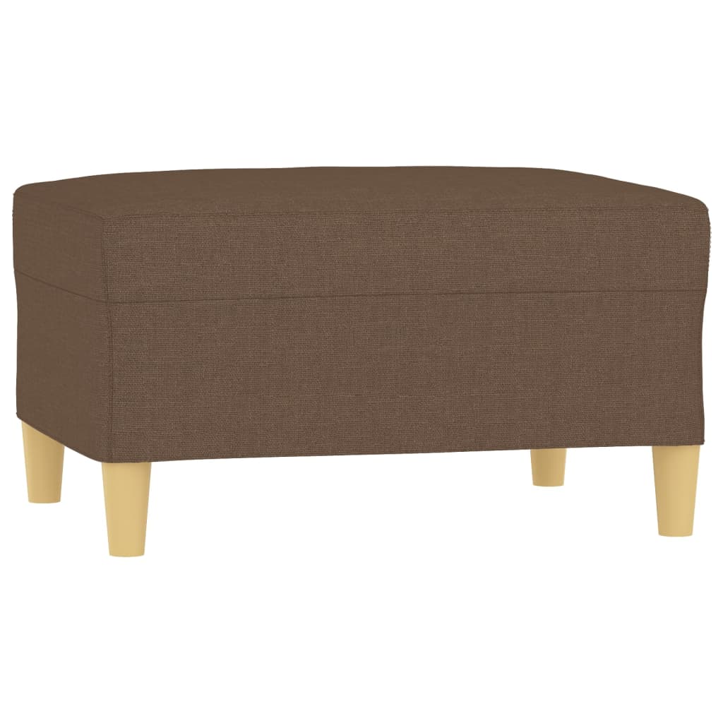Repose-pied Marron 70x55x41 cm Tissu - XIOS