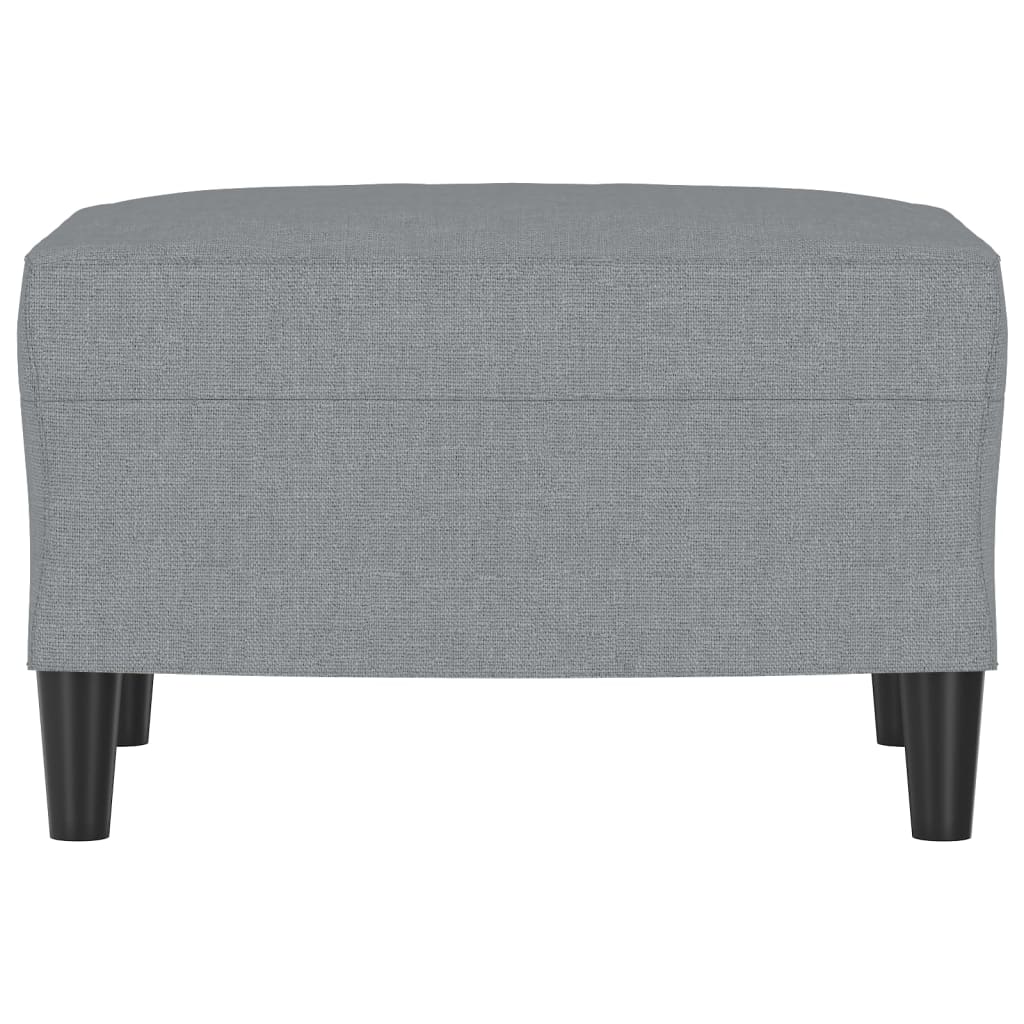 Repose-pied Gris clair 60x50x41 cm Tissu - XIOS