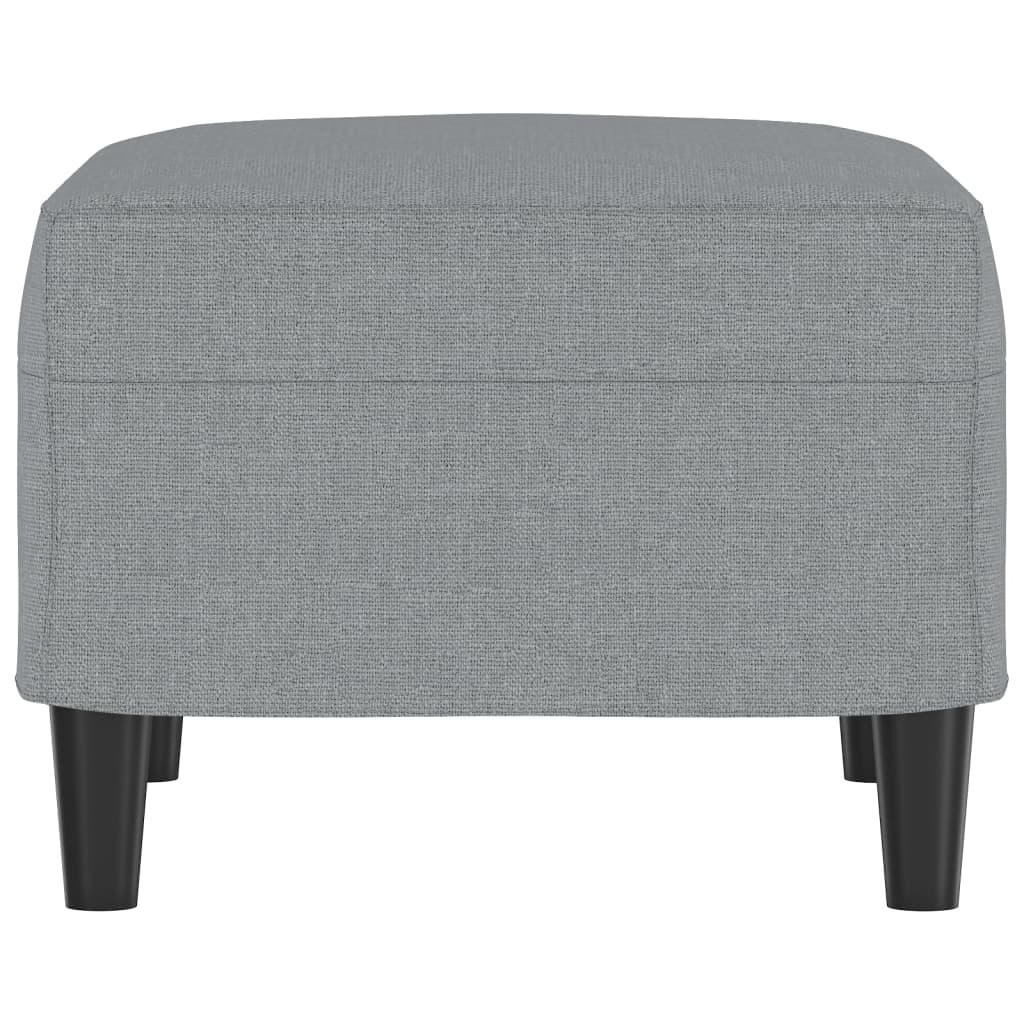 Repose-pied Gris clair 60x50x41 cm Tissu - XIOS