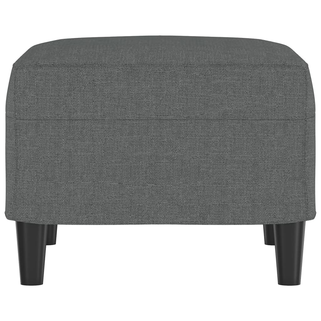 Repose-pied Gris foncé 60x50x41 cm Tissu - XIOS