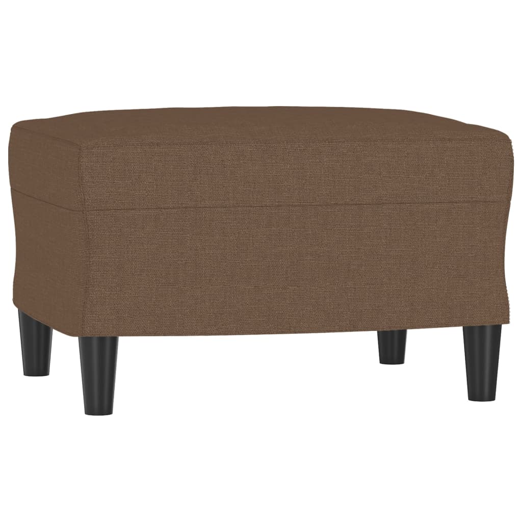 Repose-pied Marron 60x50x41 cm Tissu - XIOS