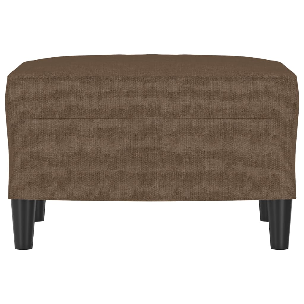 Repose-pied Marron 60x50x41 cm Tissu - XIOS
