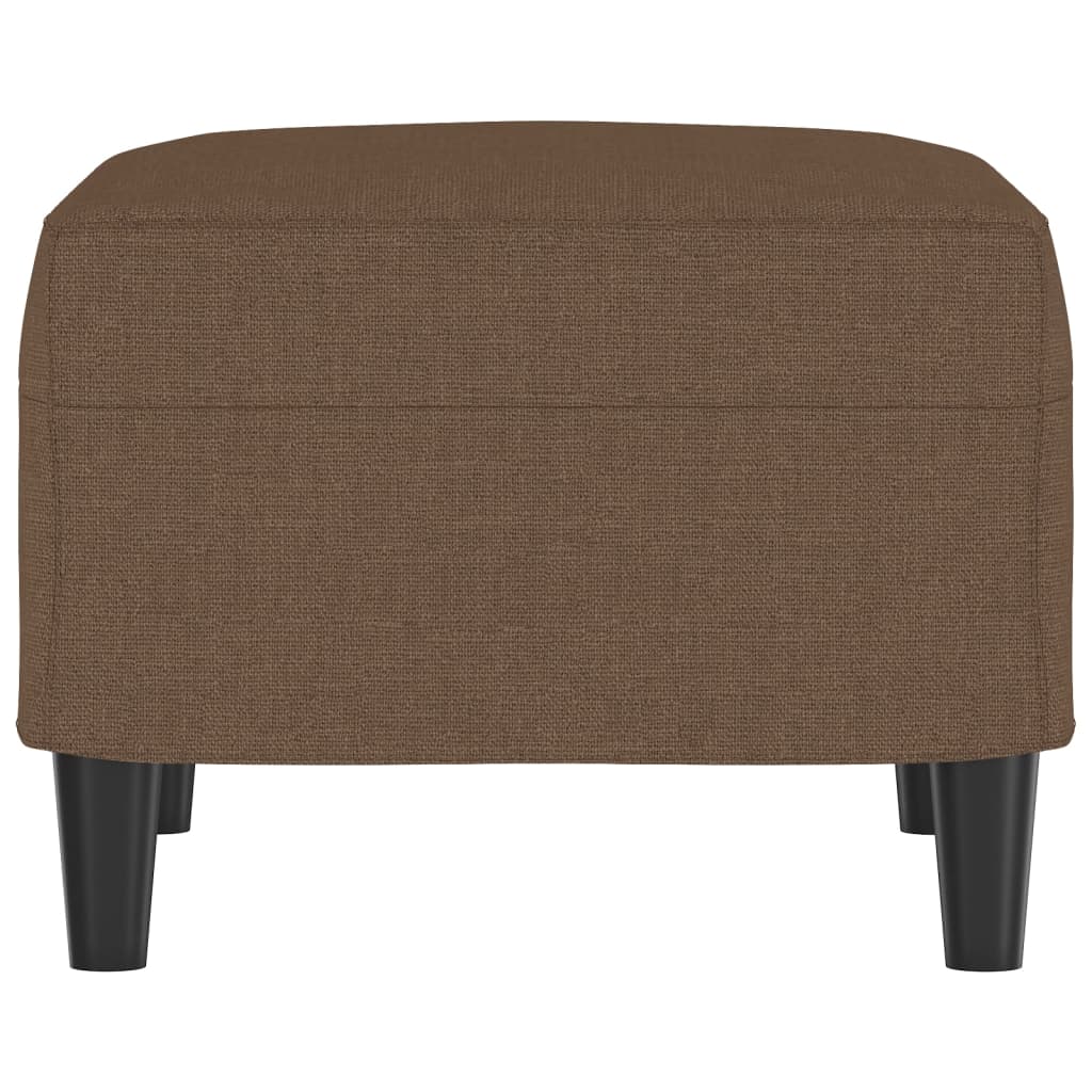 Repose-pied Marron 60x50x41 cm Tissu - XIOS