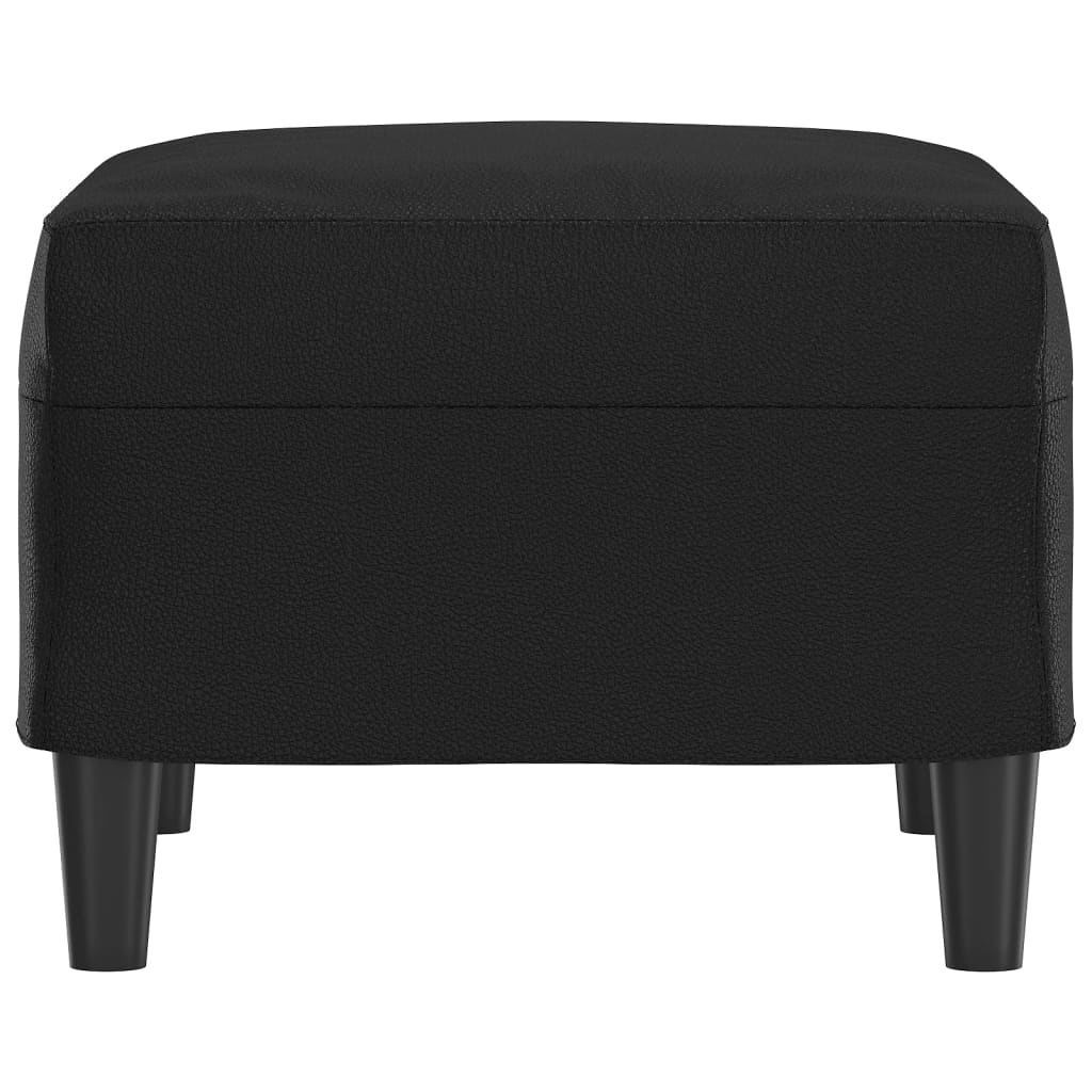 Repose-pied Noir 60x50x41 cm Similicuir - XIOS