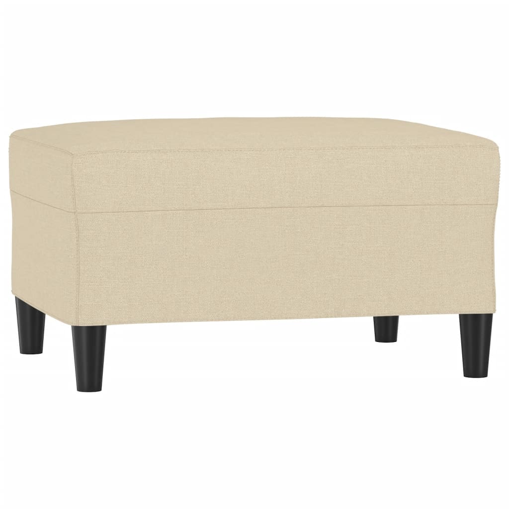 Repose-pied Crème 70x55x41 cm Tissu - XIOS