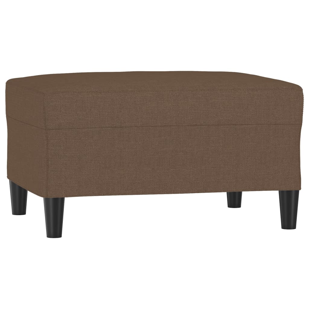 Repose-pied Marron 70x55x41 cm Tissu - XIOS