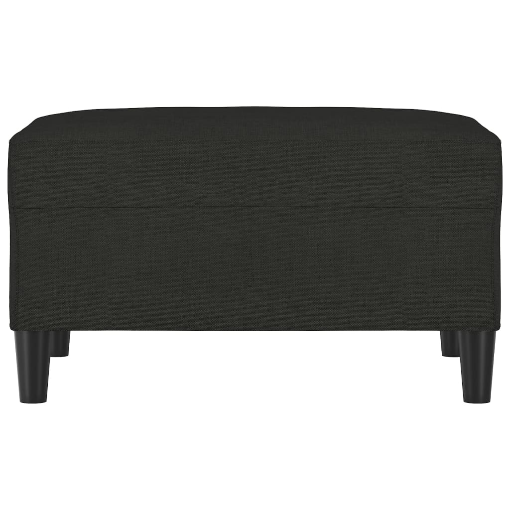Repose-pied Noir 70x55x41 cm Tissu - XIOS