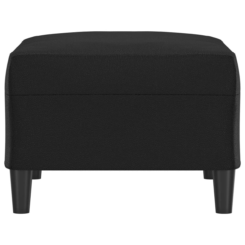 Repose-pied Noir 70x55x41 cm Similicuir - XIOS