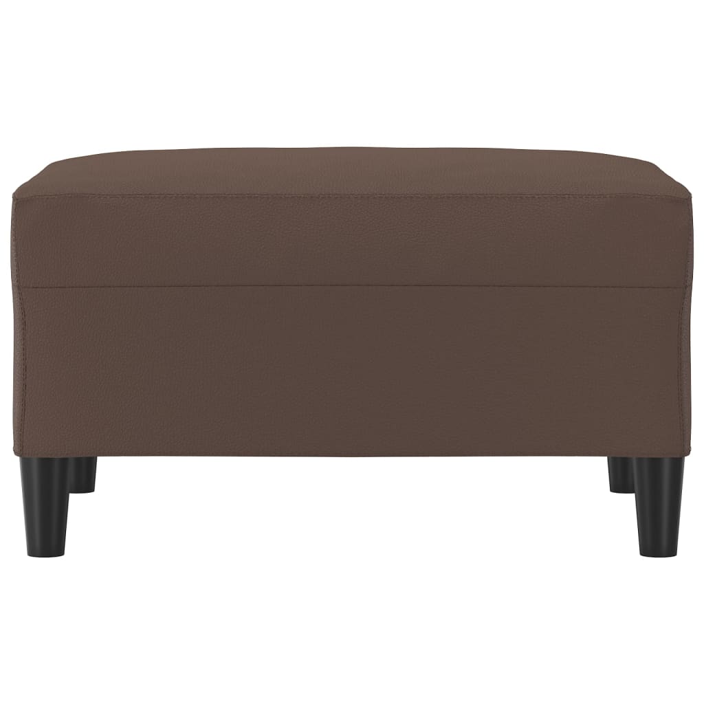 Repose-pied Marron 70x55x41 cm Similicuir - XIOS