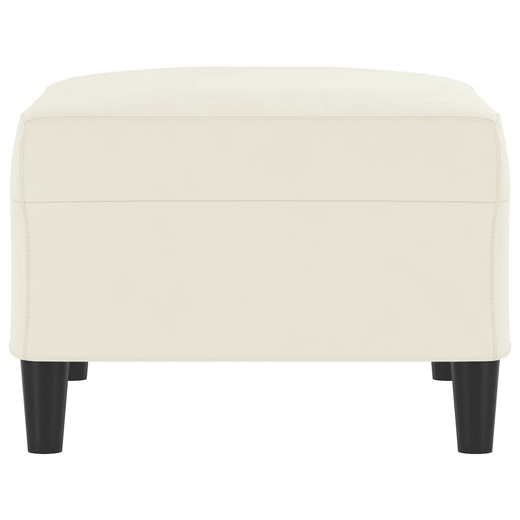 Repose-pied Crème 70x55x41 cm Velours - XIOS