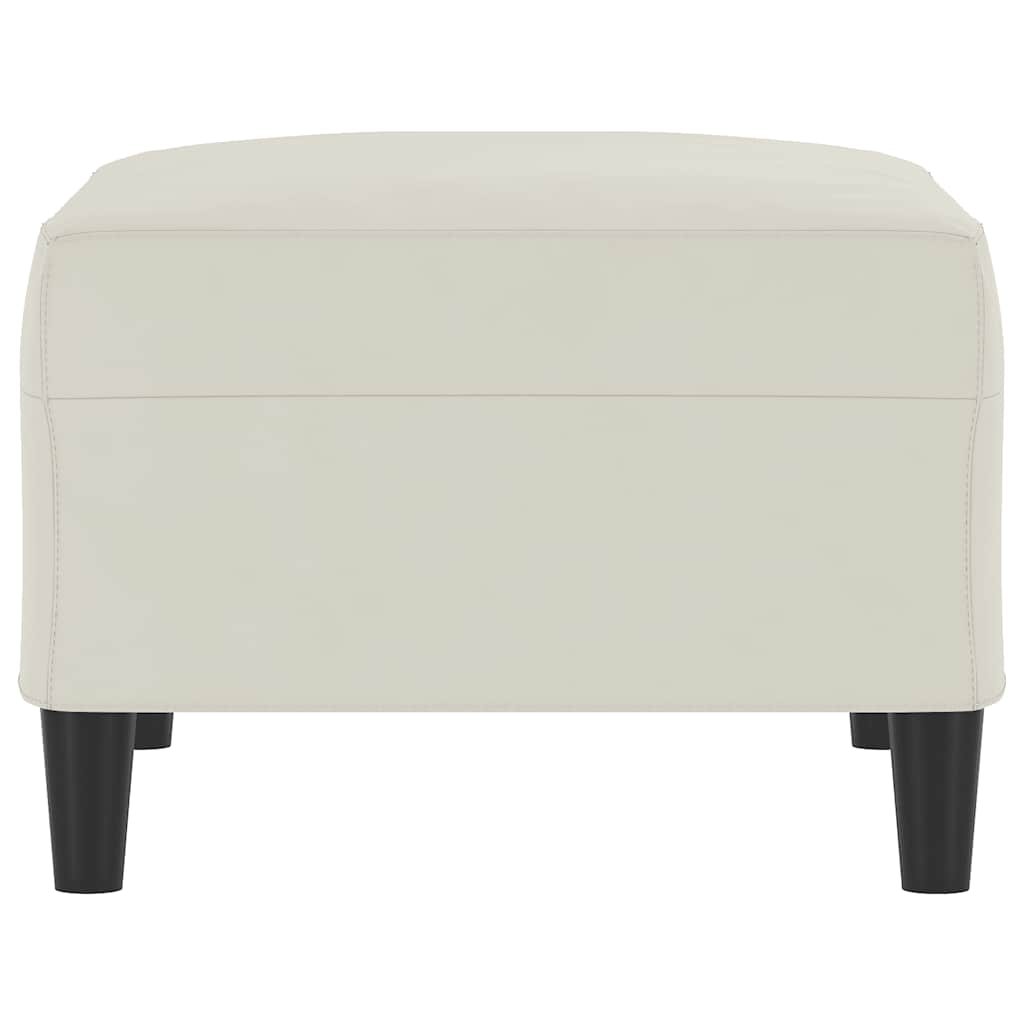 Repose-pied Crème 70x55x41 cm Velours - XIOS