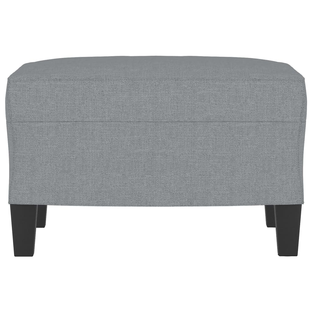 Repose-pied Gris clair 60x50x41 cm Tissu - XIOS