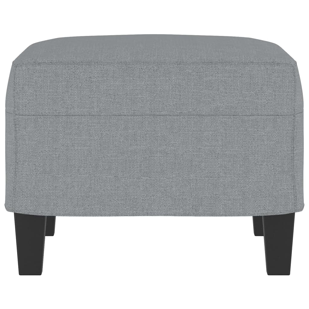 Repose-pied Gris clair 60x50x41 cm Tissu - XIOS