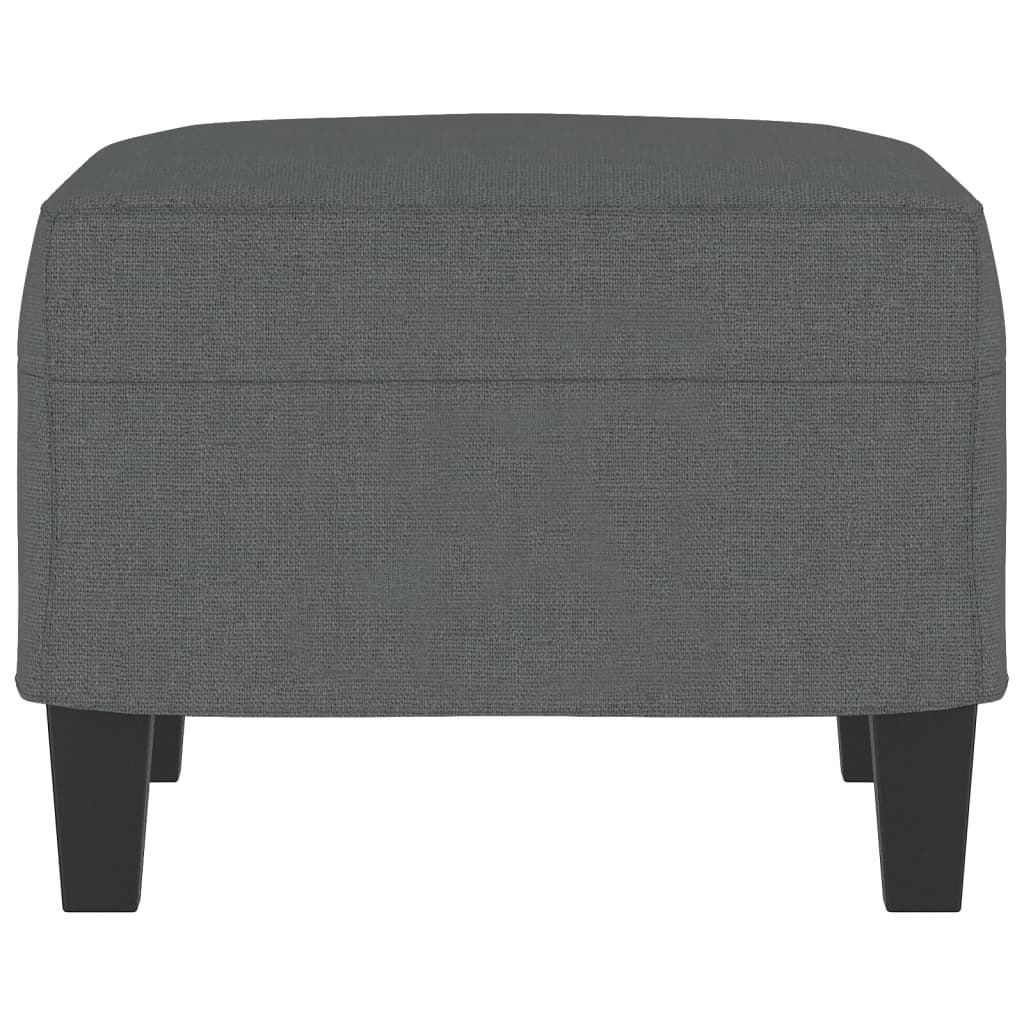Repose-pied Gris foncé 60x50x41 cm Tissu - XIOS