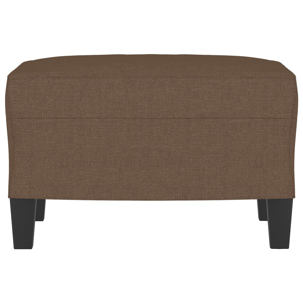 Repose-pied Marron 60x50x41 cm Tissu - XIOS