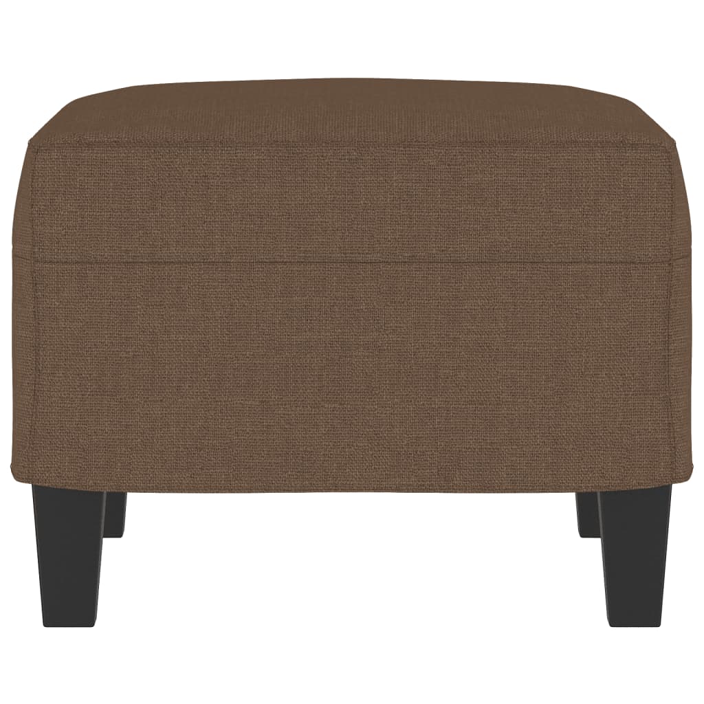 Repose-pied Marron 60x50x41 cm Tissu - XIOS