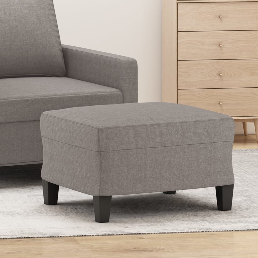 Repose-pied Taupe 60x50x41 cm Tissu - XIOS