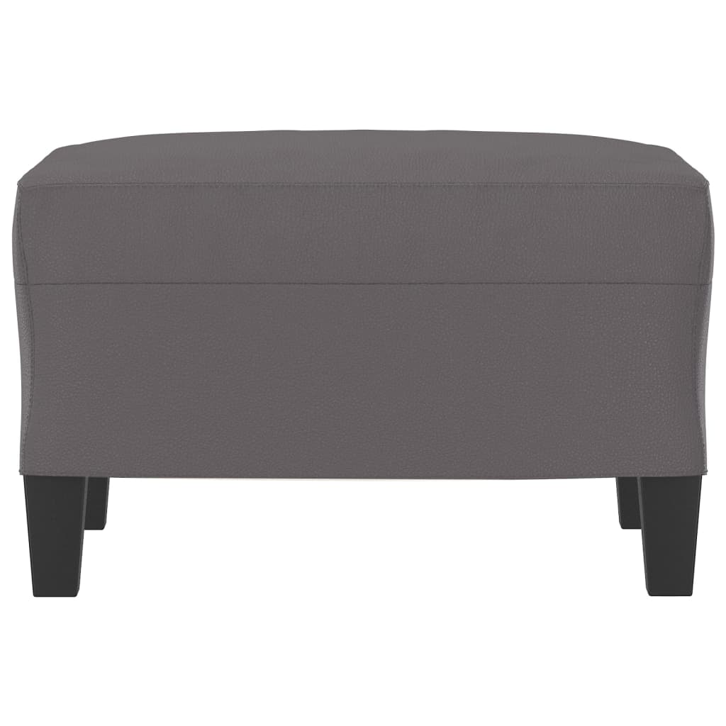 Repose-pied Gris 60x50x41 cm Similicuir - XIOS