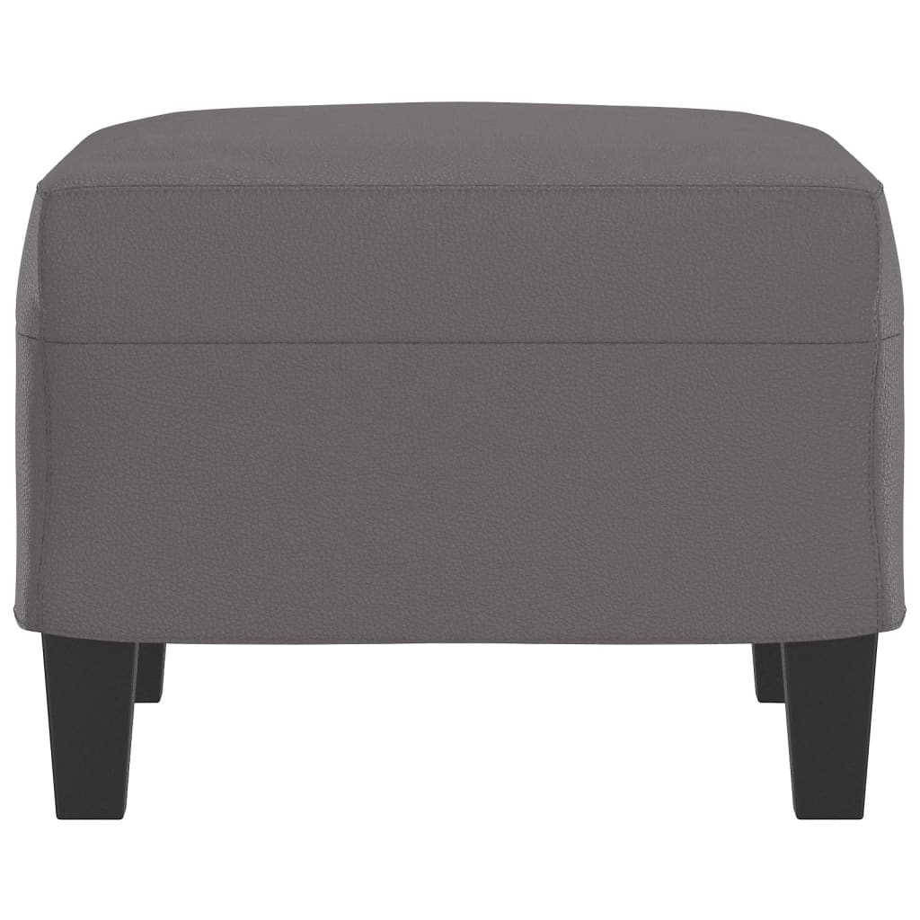 Repose-pied Gris 60x50x41 cm Similicuir - XIOS