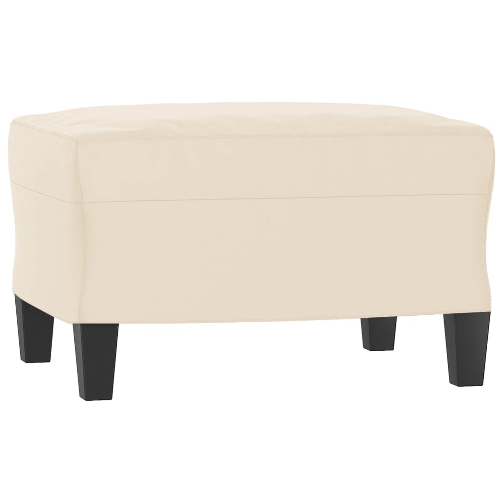 Repose-pied Beige 60x50x41 cm Tissu microfibre - XIOS