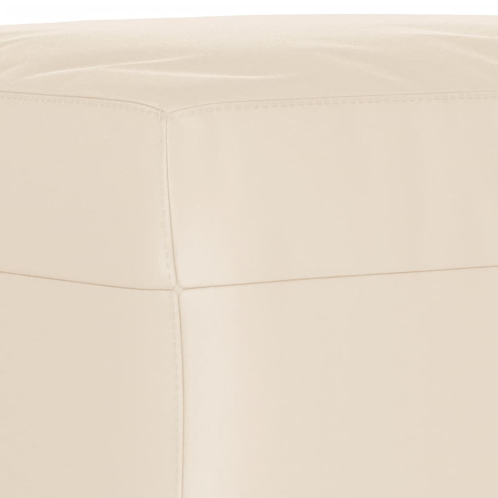 Repose-pied Beige 60x50x41 cm Tissu microfibre - XIOS