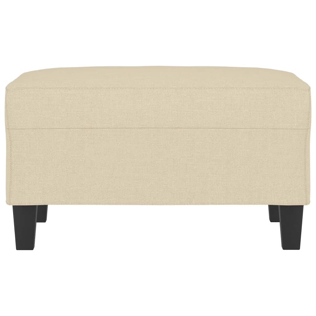 Repose-pied Crème 70x55x41 cm Tissu - XIOS